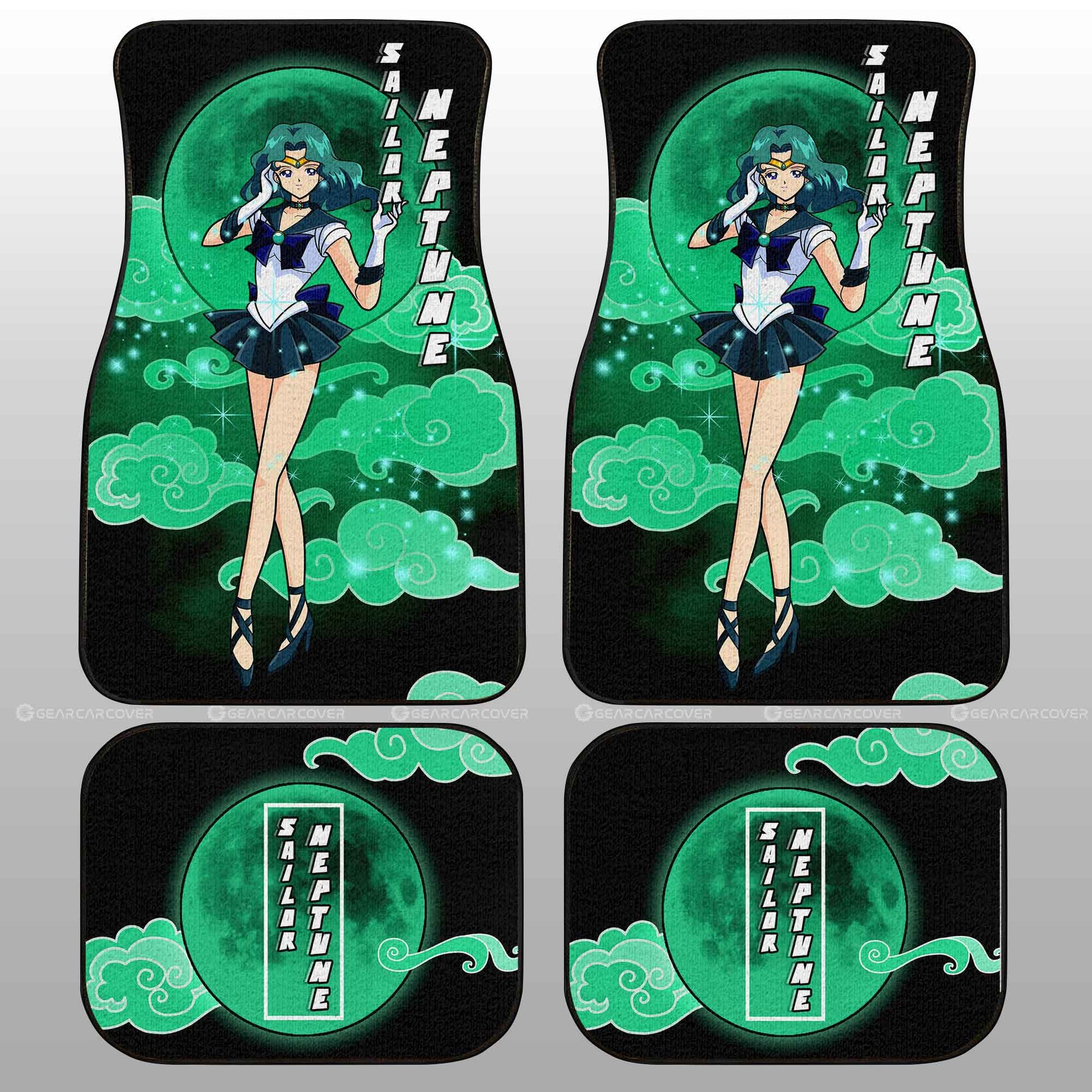 Sailor Neptune Car Floor Mats Custom Car Interior Accessories - Gearcarcover - 2