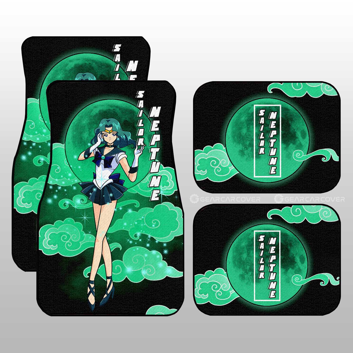 Sailor Neptune Car Floor Mats Custom Car Interior Accessories - Gearcarcover - 1