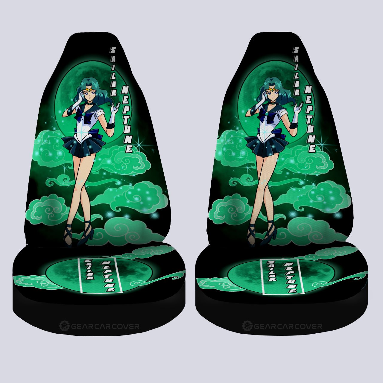Sailor Neptune Car Seat Covers Custom Car Interior Accessories - Gearcarcover - 4