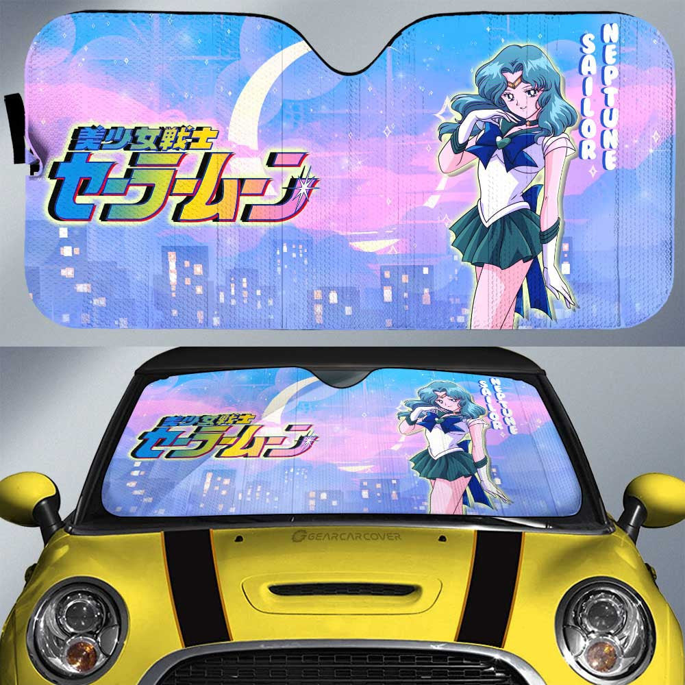 Sailor Neptune Car Sunshade Custom Sailor Moon Anime For Car Decoration - Gearcarcover - 1