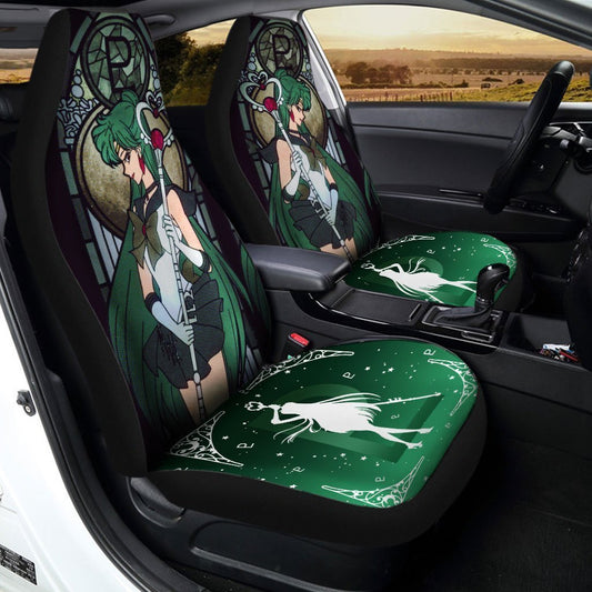 Sailor Pluto Car Seat Covers Custom Sailor Moon Anime Car Accessories - Gearcarcover - 2