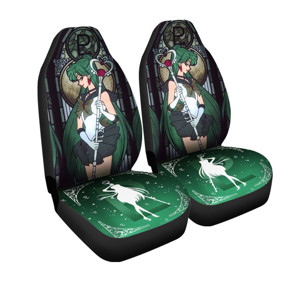 Sailor Pluto Car Seat Covers Custom Sailor Moon Anime Car Accessories - Gearcarcover - 3