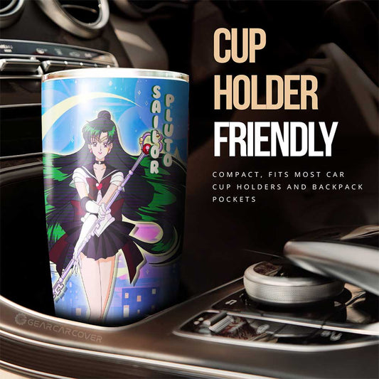 Sailor Pluto Tumbler Cup Custom For Car Decoration - Gearcarcover - 2