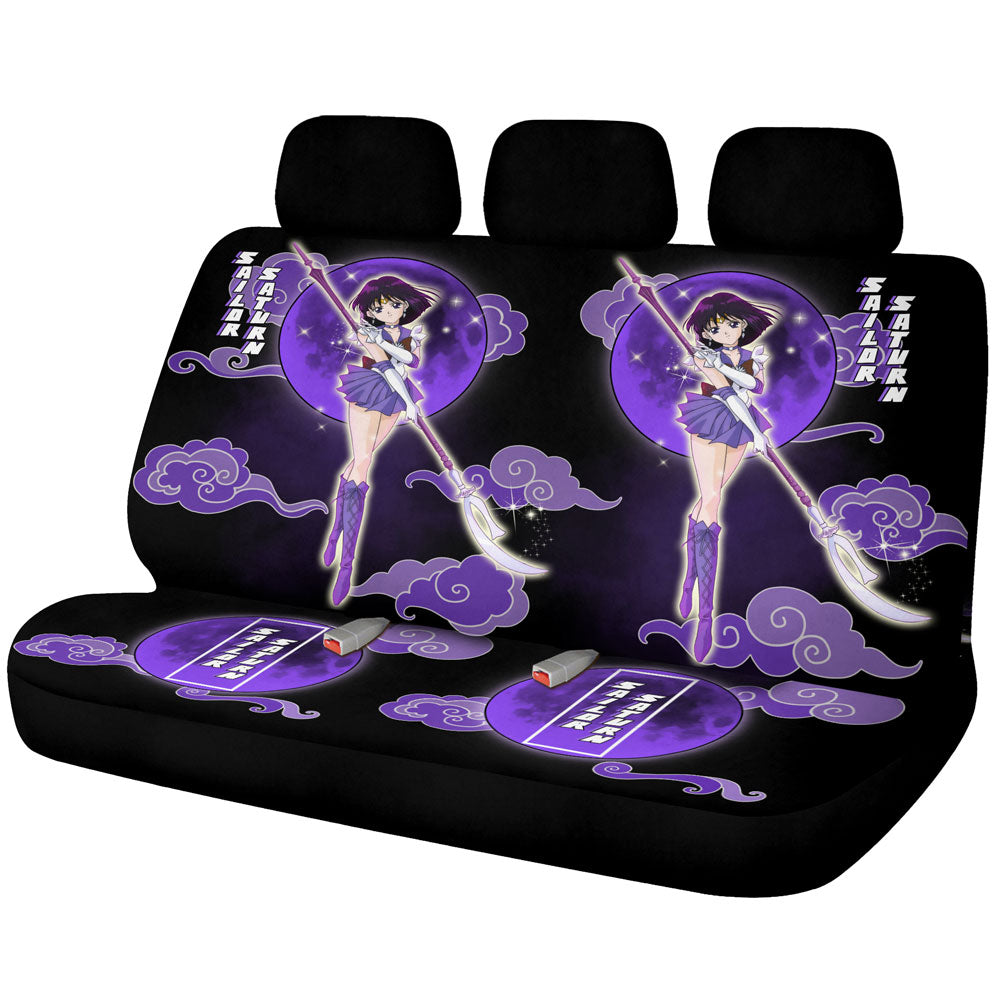 Sailor Saturn Car Back Seat Covers Custom Sailor Moon Anime Car Accessories - Gearcarcover - 1