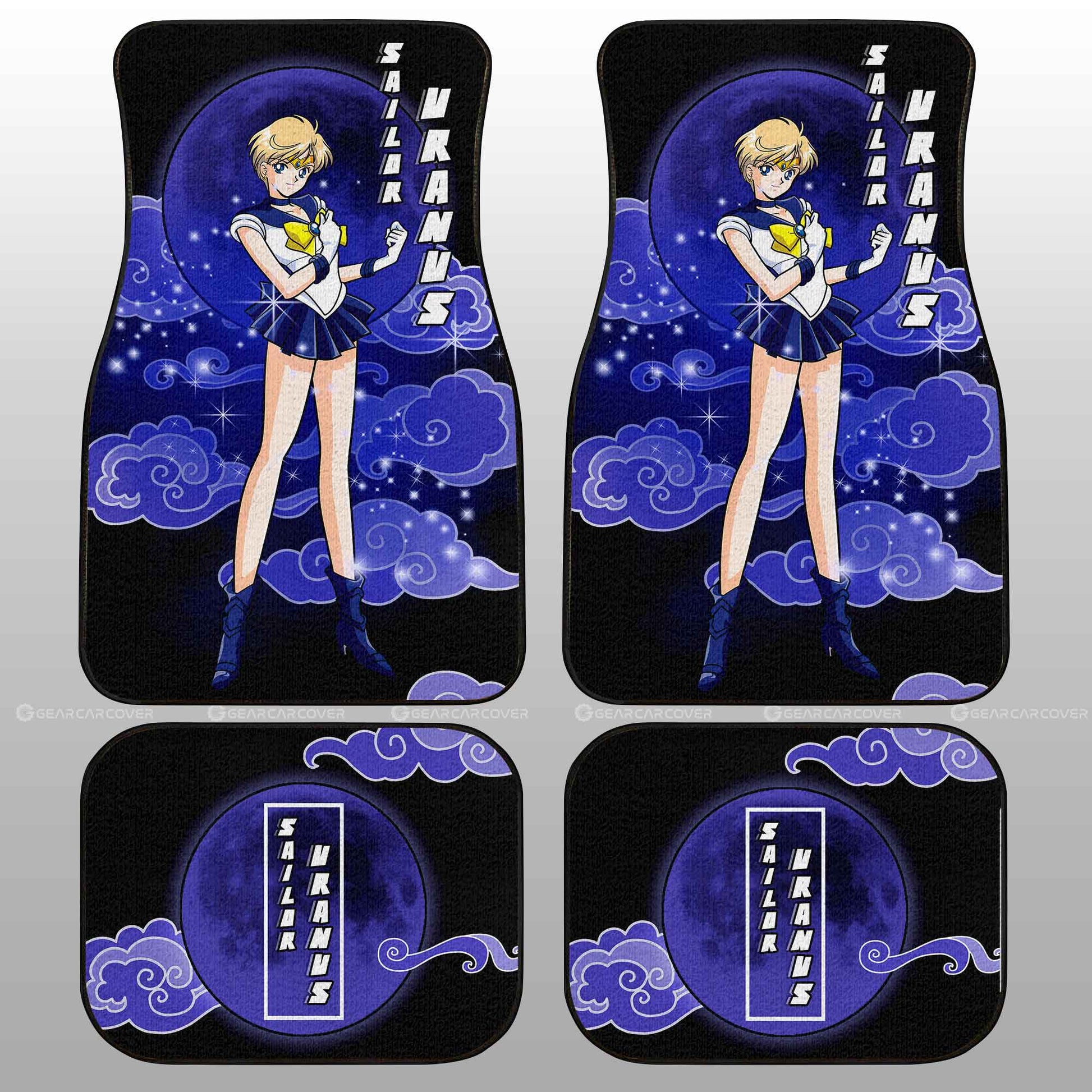 Sailor Uranus Car Floor Mats Custom Car Interior Accessories - Gearcarcover - 2