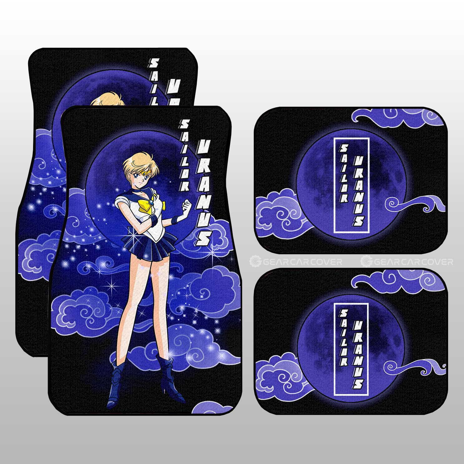 Sailor Uranus Car Floor Mats Custom Car Interior Accessories - Gearcarcover - 1