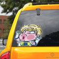 Sailor Uranus Hitting Glass Car Sticker Custom Car Accessories For Fans - Gearcarcover - 3