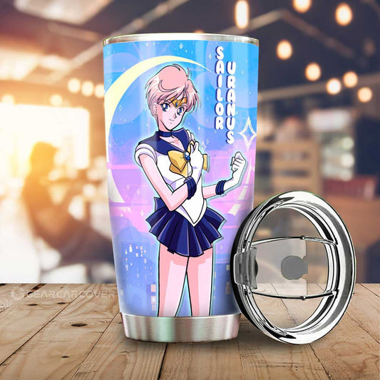 Sailor Uranus Tumbler Cup Custom Sailor Moon Anime Car Interior Accessories - Gearcarcover - 1