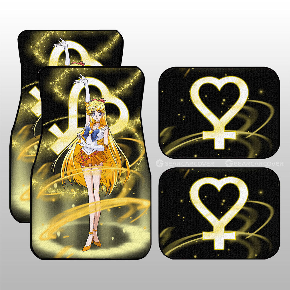 Sailor Venus Car Floor Mats Custom Car Accessories - Gearcarcover - 3