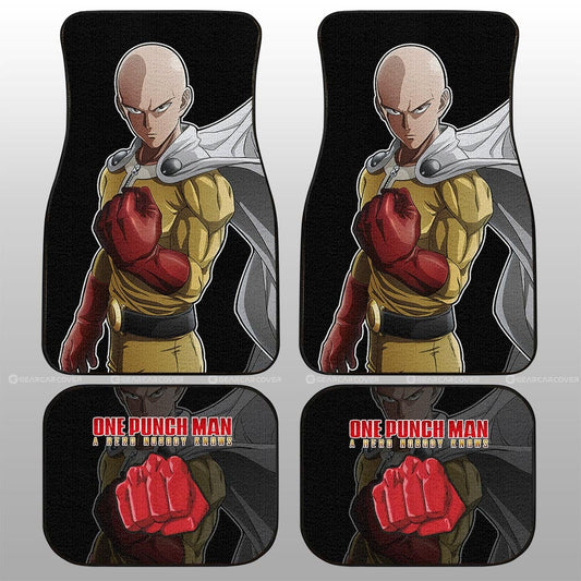 Saitama Car Floor Mats Custom Main Hero Car Accessories - Gearcarcover - 2