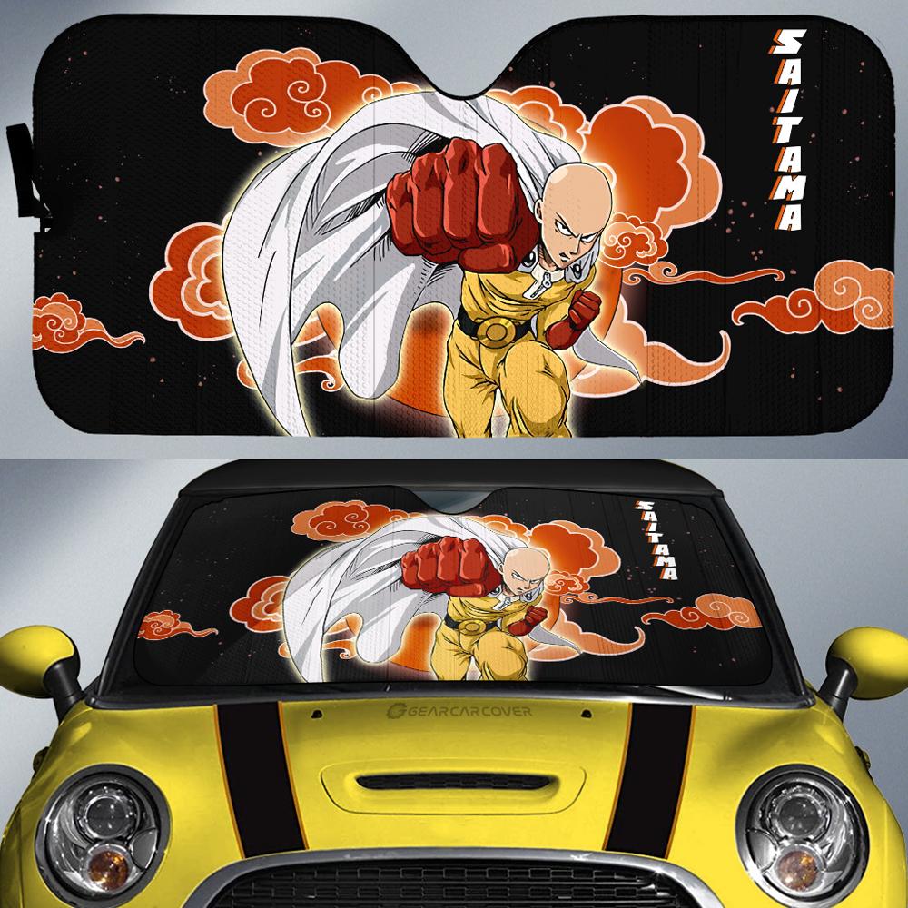 Saitama Car Sunshade Custom One Punch Man Anime Car Accessories - Gearcarcover - 1