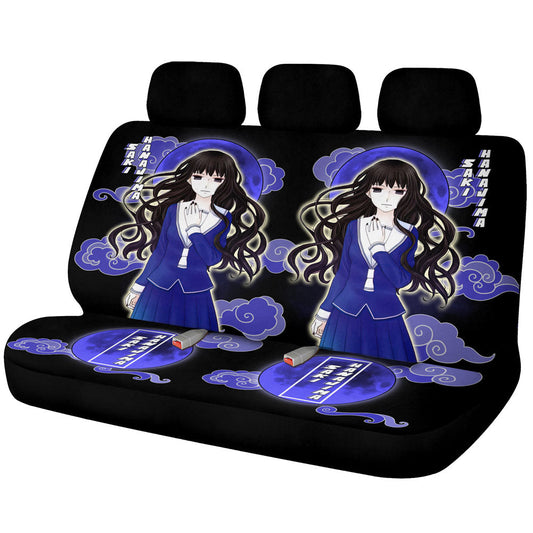 Saki Hanajima Car Back Seat Covers Custom Car Accessories - Gearcarcover - 1