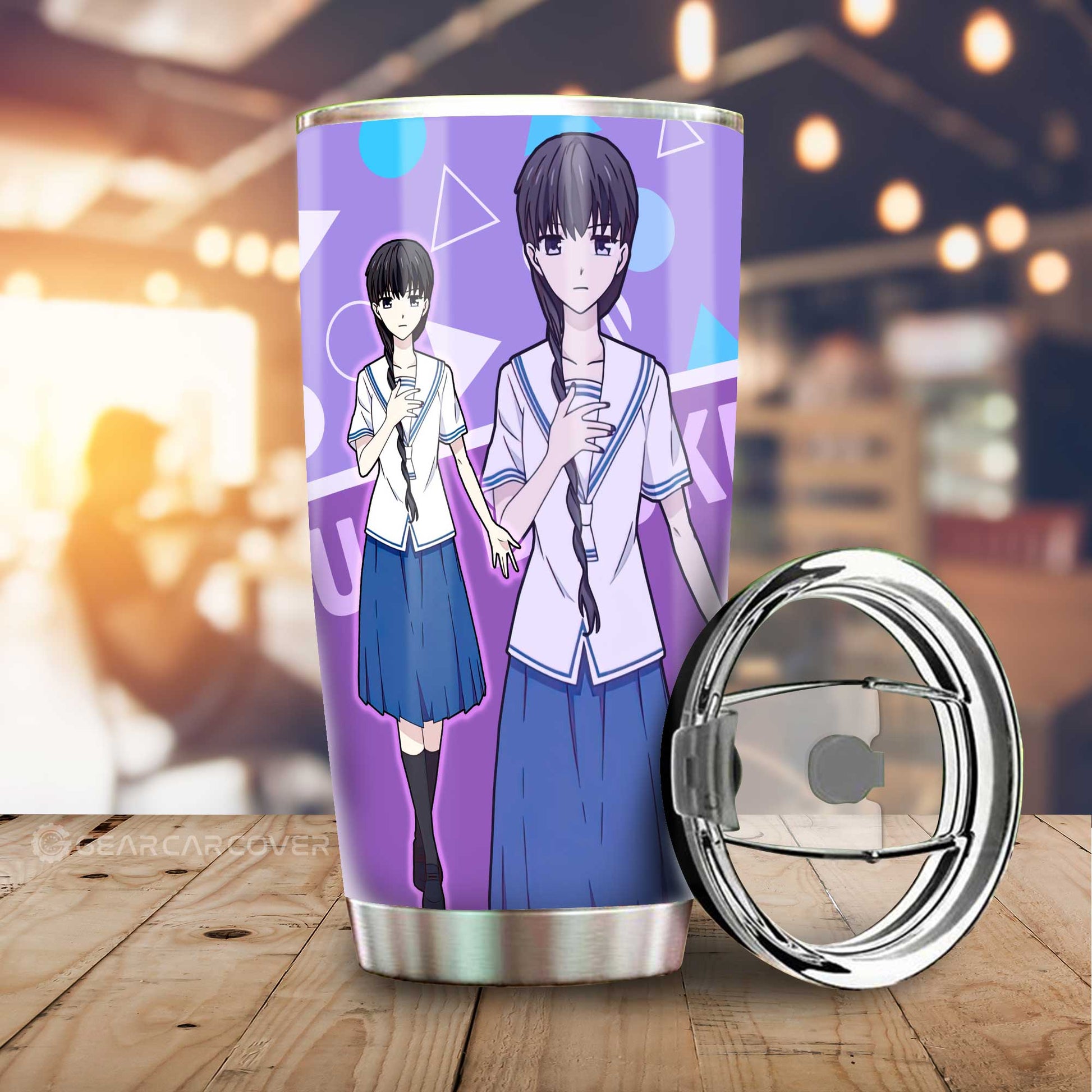 Saki Hanajima Tumbler Cup Custom Car Accessories - Gearcarcover - 1