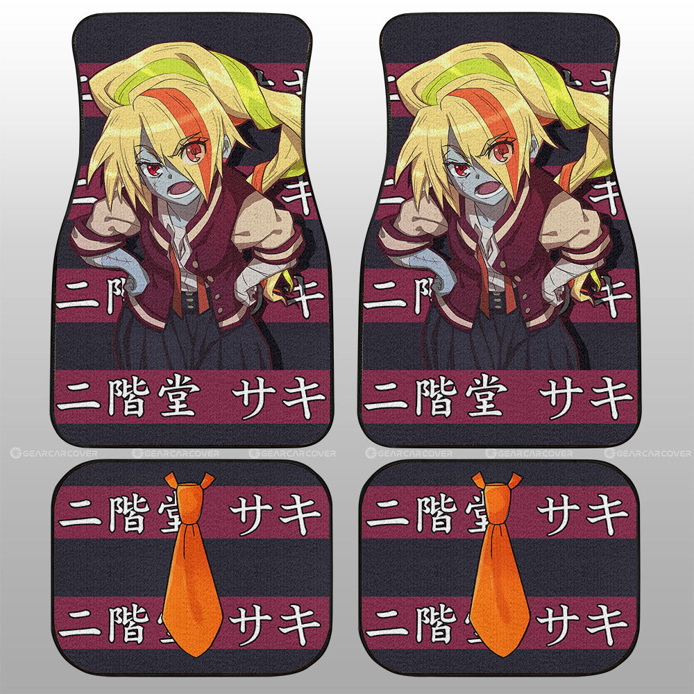 Saki Nikaido Car Floor Mats Custom Anime Car Accessories - Gearcarcover - 1