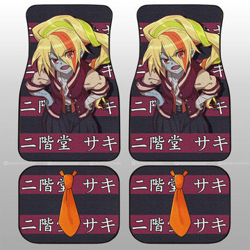 Saki Nikaido Car Floor Mats Custom Anime Car Accessories - Gearcarcover - 1