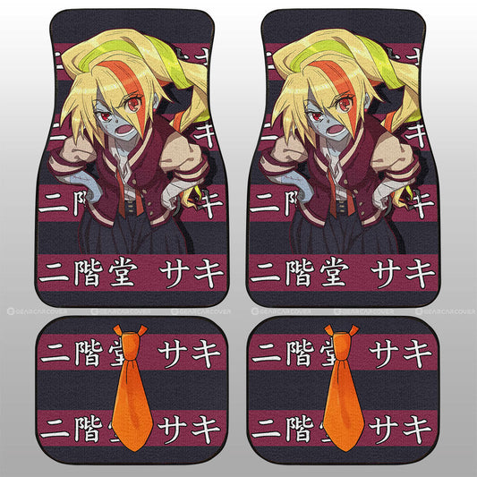 Saki Nikaido Car Floor Mats Custom Anime Car Accessories - Gearcarcover - 1
