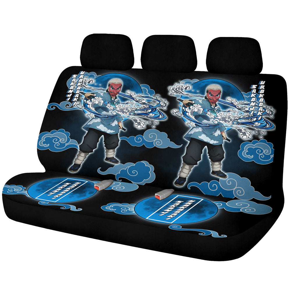 Sakonji Urokodaki Car Back Seat Covers Custom For Fans - Gearcarcover - 1