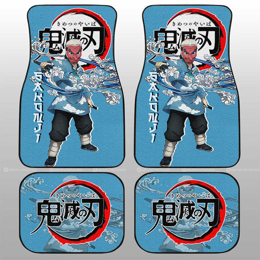 Sakonji Urokodaki Car Floor Mats Custom Demon Slayer Anime Car Accessories - Gearcarcover - 1