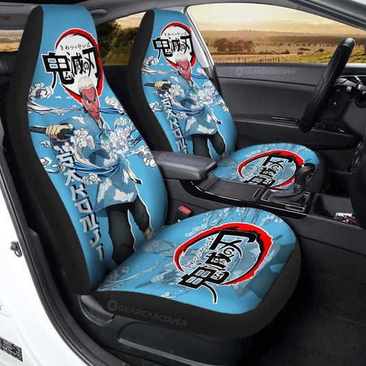 Sakonji Urokodaki Car Seat Covers Custom Demon Slayer Anime Car Accessories - Gearcarcover - 2