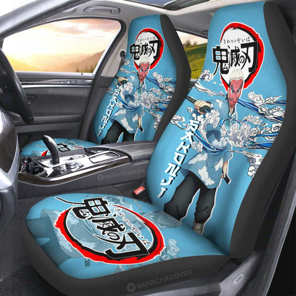 Sakonji Urokodaki Car Seat Covers Custom Demon Slayer Anime Car Accessories - Gearcarcover - 1