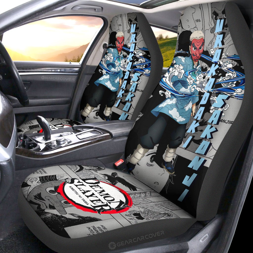 Sakonji Urokodaki Car Seat Covers Custom Mix Mangas - Gearcarcover - 2