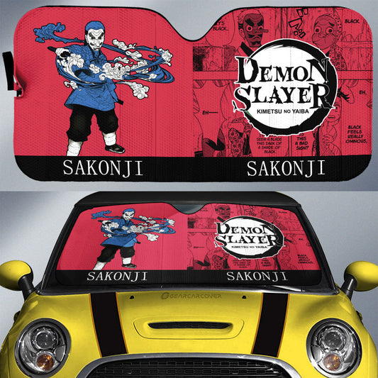 Sakonji Urokodaki Car Sunshade Custom Car Accessories Manga Style - Gearcarcover - 1