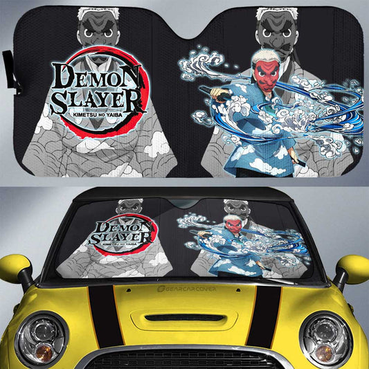 Sakonji Urokodaki Car Sunshade Custom Demon Slayer Anime Car Accessories - Gearcarcover - 1