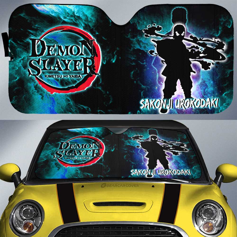 Sakonji Urokodaki Car Sunshade Custom - Gearcarcover - 1