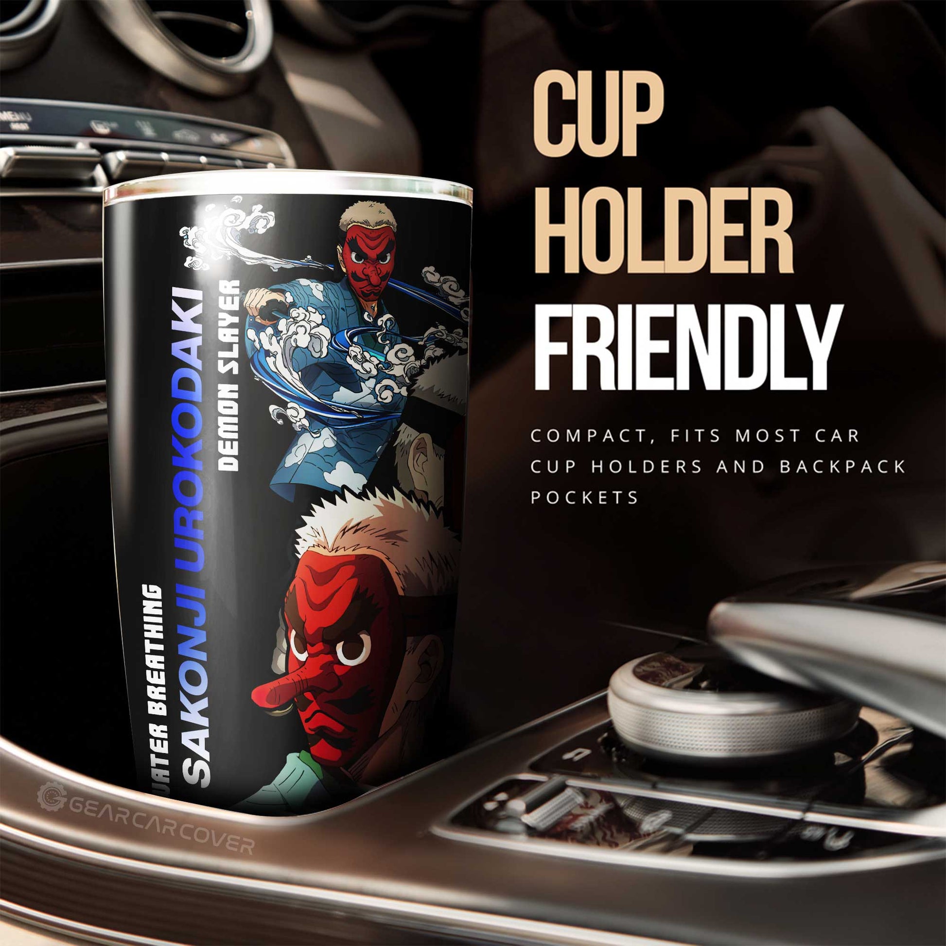 Sakonji Urokodaki Tumbler Cup Custom - Gearcarcover - 3
