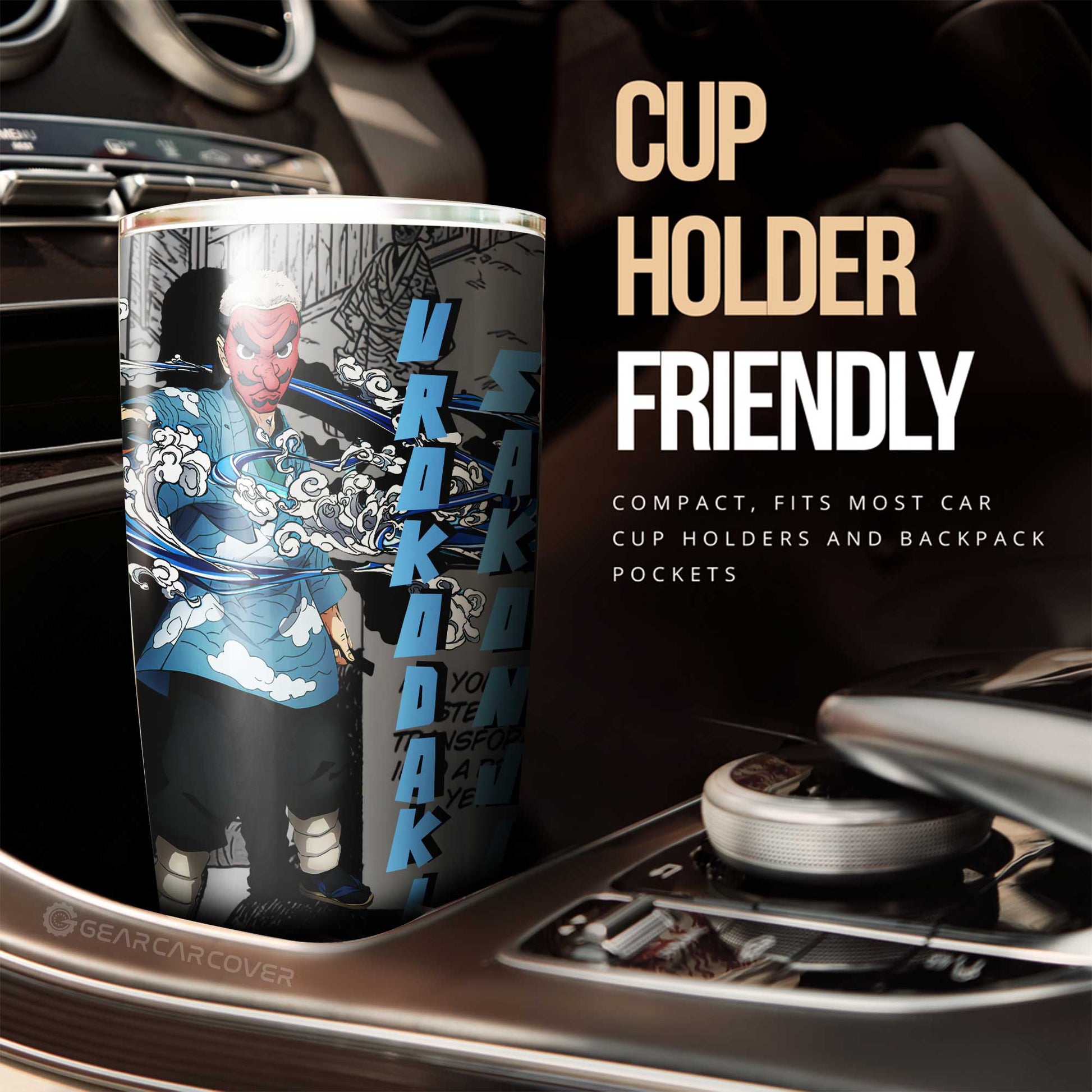 Sakonji Urokodaki Tumbler Cup Custom Mix Mangas - Gearcarcover - 3