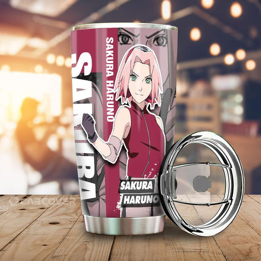 Sakura Anime Tumbler Cup Custom Car Accessories - Gearcarcover - 1