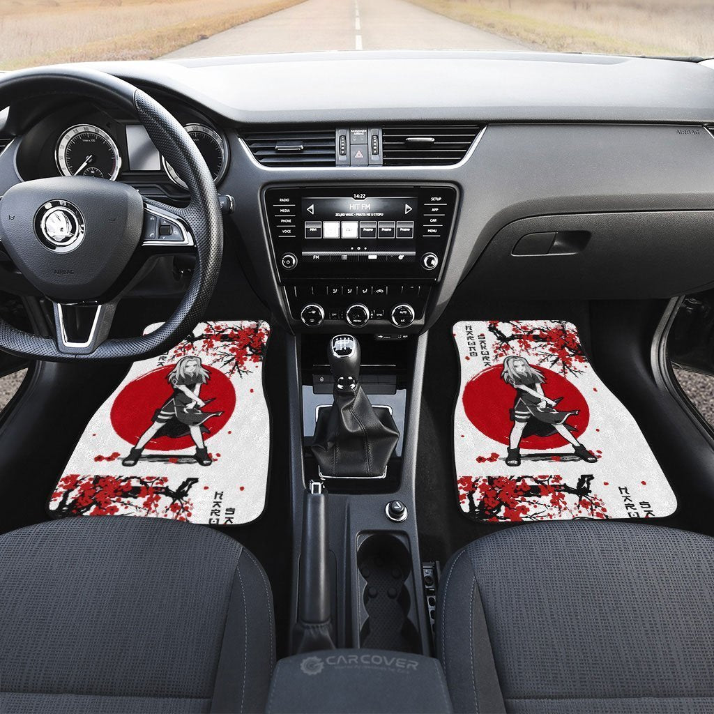 Sakura Car Floor Mats Custom Japan Style Anime Car Interior Accessories - Gearcarcover - 3