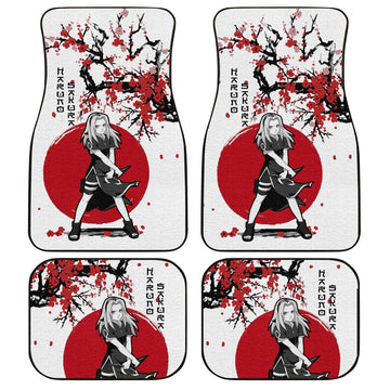 Sakura Car Floor Mats Custom Japan Style Anime Car Interior Accessories - Gearcarcover - 1