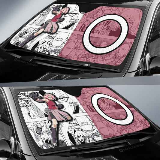 Sakura Car Sunshade Custom Mix Manga Car Accessories - Gearcarcover - 2