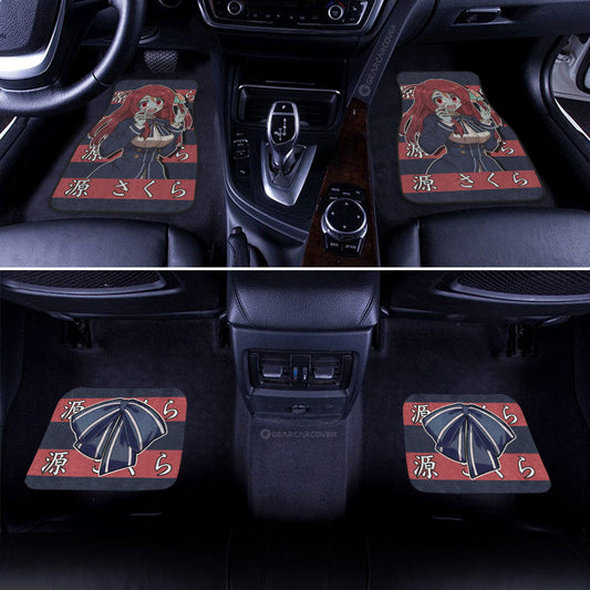 Sakura Minamoto Car Floor Mats Custom Anime Car Accessories - Gearcarcover - 2
