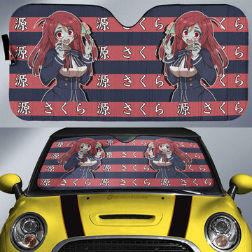 Sakura Minamoto Car Sunshade Custom Anime Car Accessories - Gearcarcover - 1