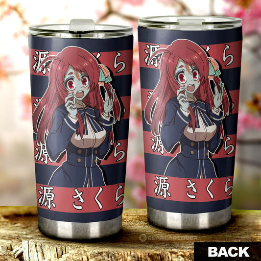 Sakura Minamoto Tumbler Cup Custom Anime Car Accessories - Gearcarcover - 2