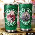 Sakura Sasuke Tumbler Cup Custom Anime Car Accessories - Gearcarcover - 3