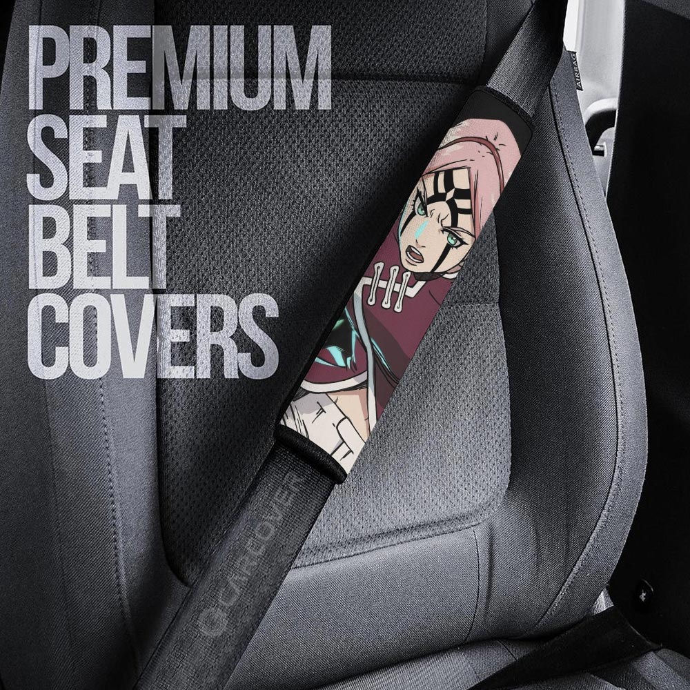 Sakura Seat Belt Covers Custom For Fans - Gearcarcover - 3