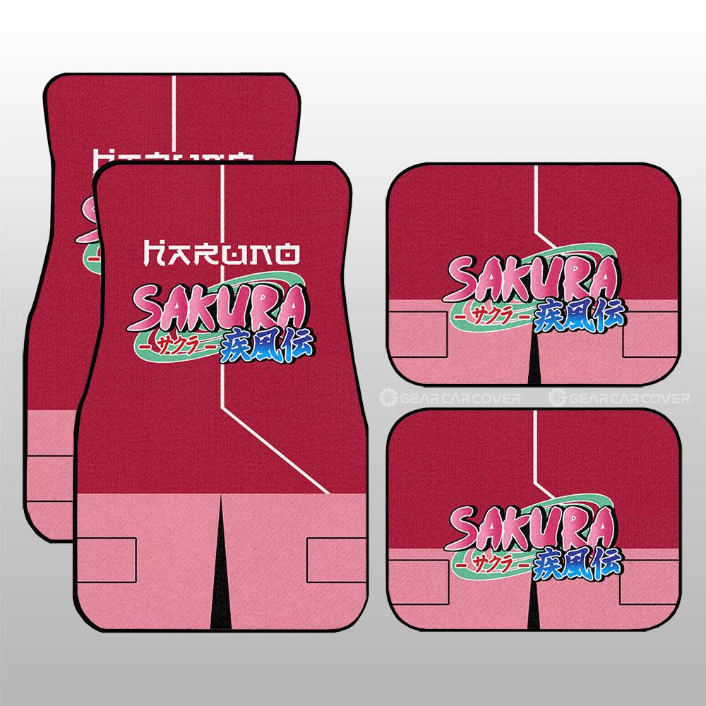 Sakura Shippuden Car Floor Mats Custom Anime Car Interior Accessories - Gearcarcover - 1