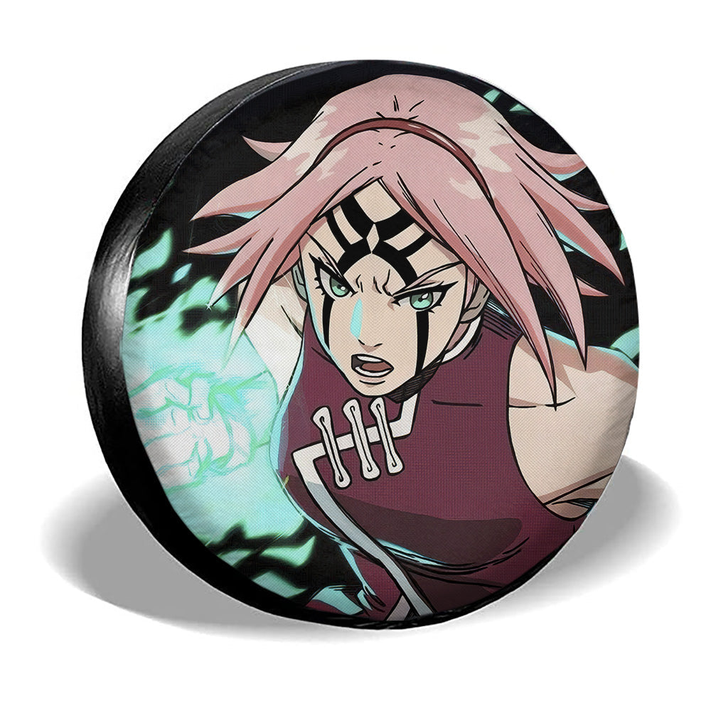 Sakura Spare Tire Covers Custom For Anime Fans - Gearcarcover - 2