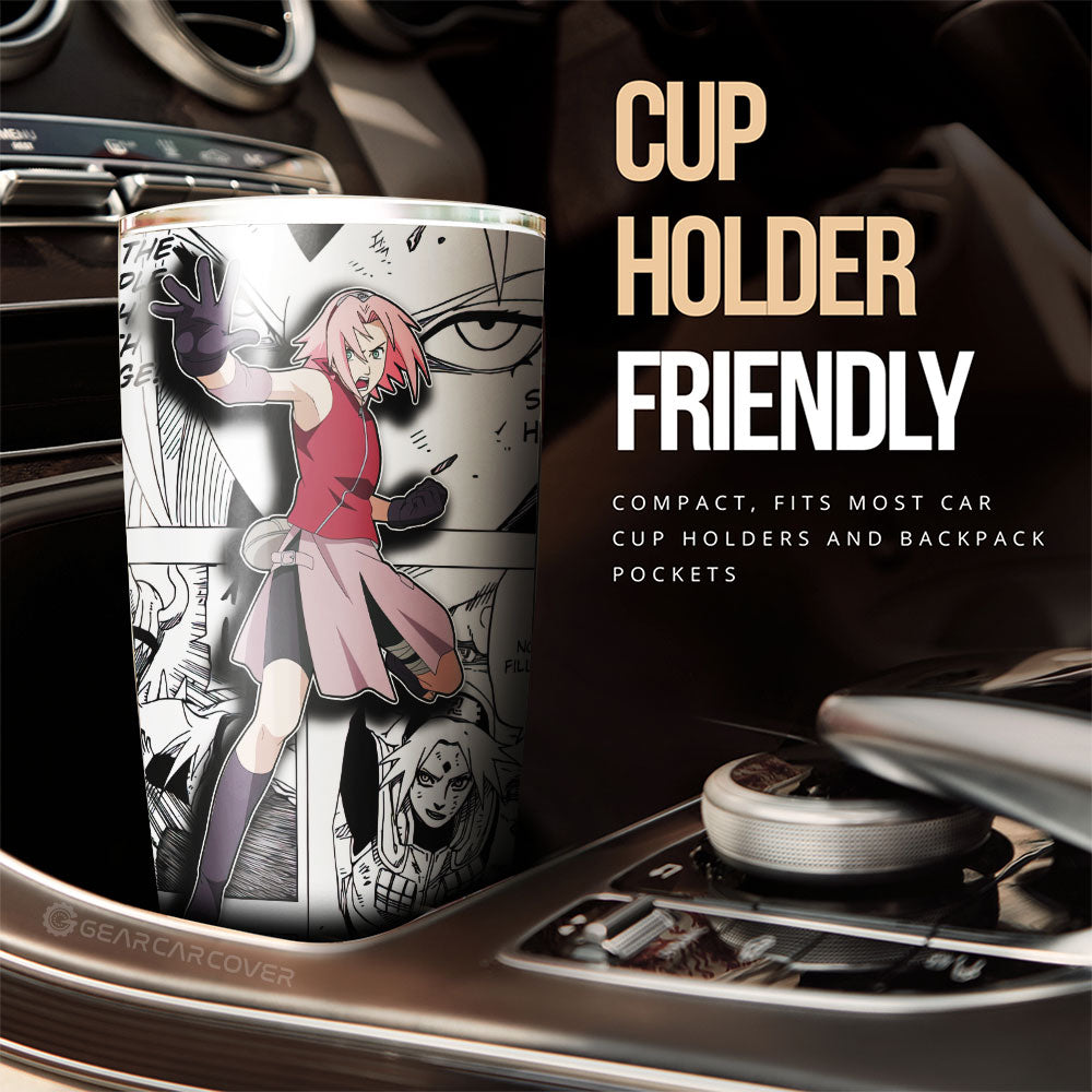 Sakura Tumbler Cup Custom Anime Car Accessories Mix Manga - Gearcarcover - 2