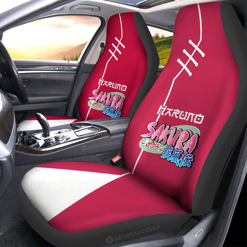 Sakura Uniform Car Seat Covers Custom Anime Car Interior Accessories - Gearcarcover - 2