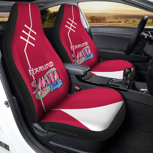 Sakura Uniform Car Seat Covers Custom Anime Car Interior Accessories - Gearcarcover - 1