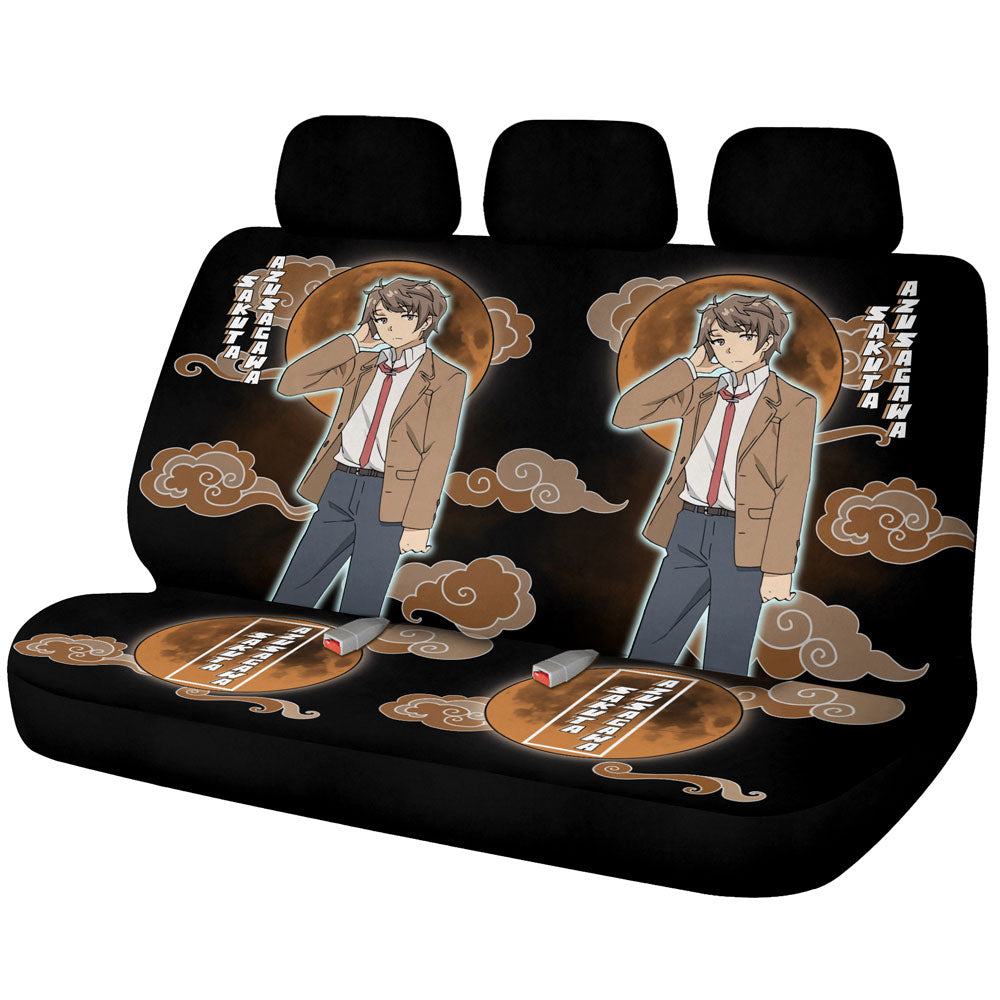 Sakuta Azusagawa Car Back Seat Covers Custom Bunny Girl Senpai Car Accessories - Gearcarcover - 1