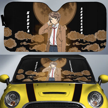 Sakuta Azusagawa Car Sunshade Custom Bunny Girl Senpai Car Accessories - Gearcarcover - 1