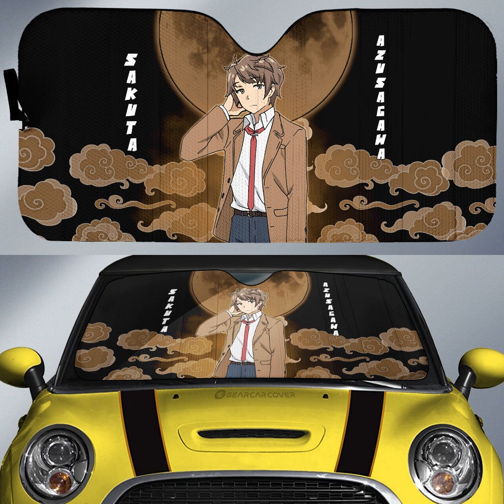 Sakuta Azusagawa Car Sunshade Custom Bunny Girl Senpai Car Accessories - Gearcarcover - 1
