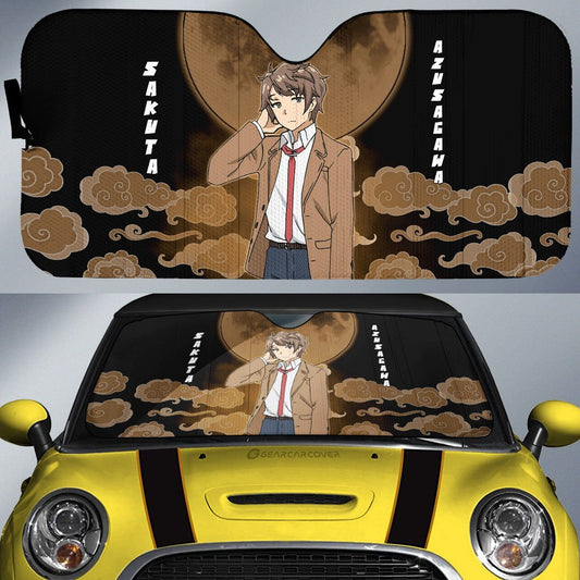 Sakuta Azusagawa Car Sunshade Custom Bunny Girl Senpai Car Accessories - Gearcarcover - 1