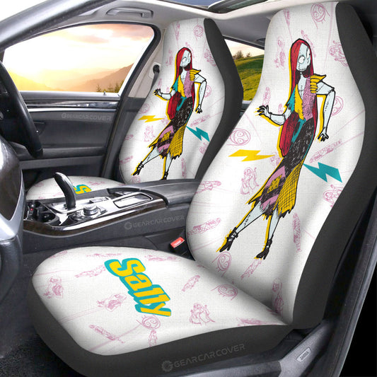 Sally Car Seat Covers Custom Cartoon Car Accessories - Gearcarcover - 2