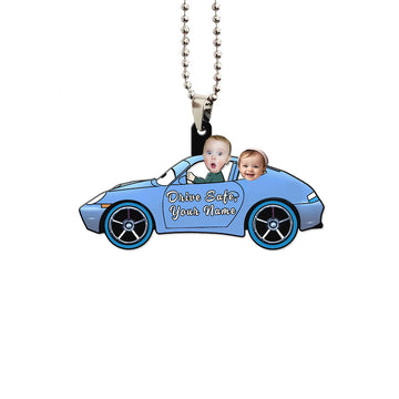 Sally Carrera Ornament Personalized Baby Face Collection - Gearcarcover - 1